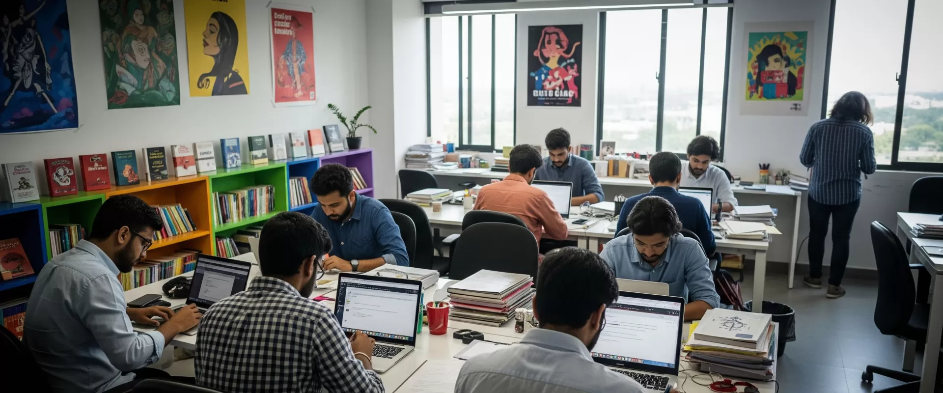 Editorial design process in India
